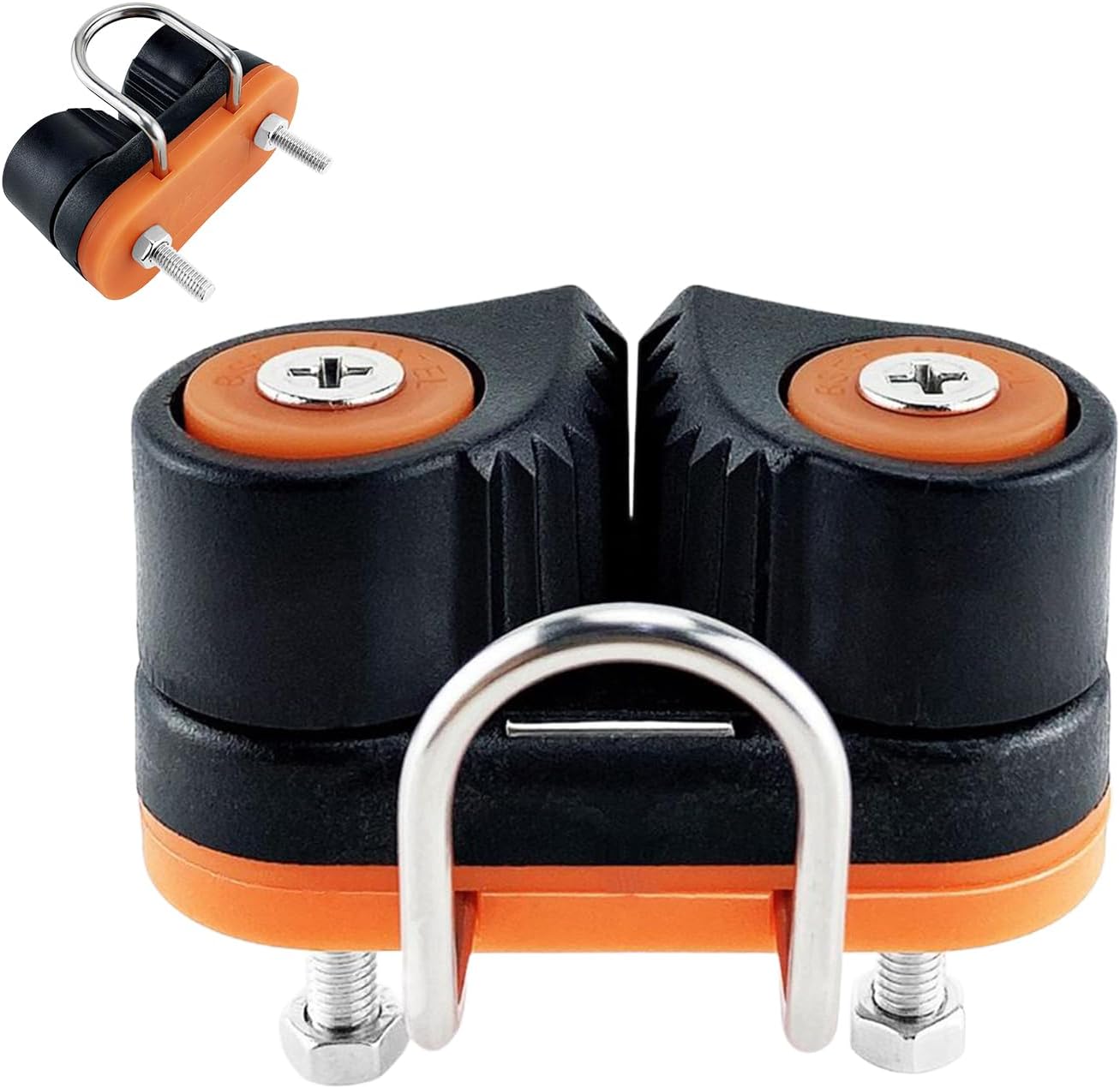 Wire Rope Clamp,Adjustable Nylon Automatic Fastener - Rope Clamp With Row Bearing Balls | for Kayak Fitness Equipment Canoe Boat Gym Pilate Bed Marine Indoor Outdoor