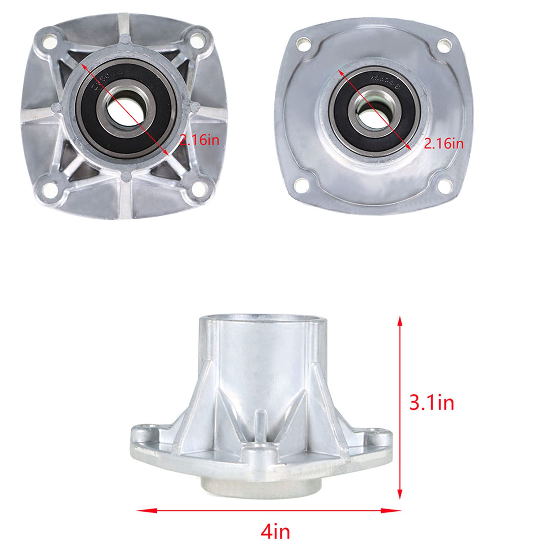 munirater Paquete de 2 unidades de repuesto para MTD Troy Bilt 1910839 1915280 1765092 1769048 1769048099 GW1765092 GW1769048 GW1910839