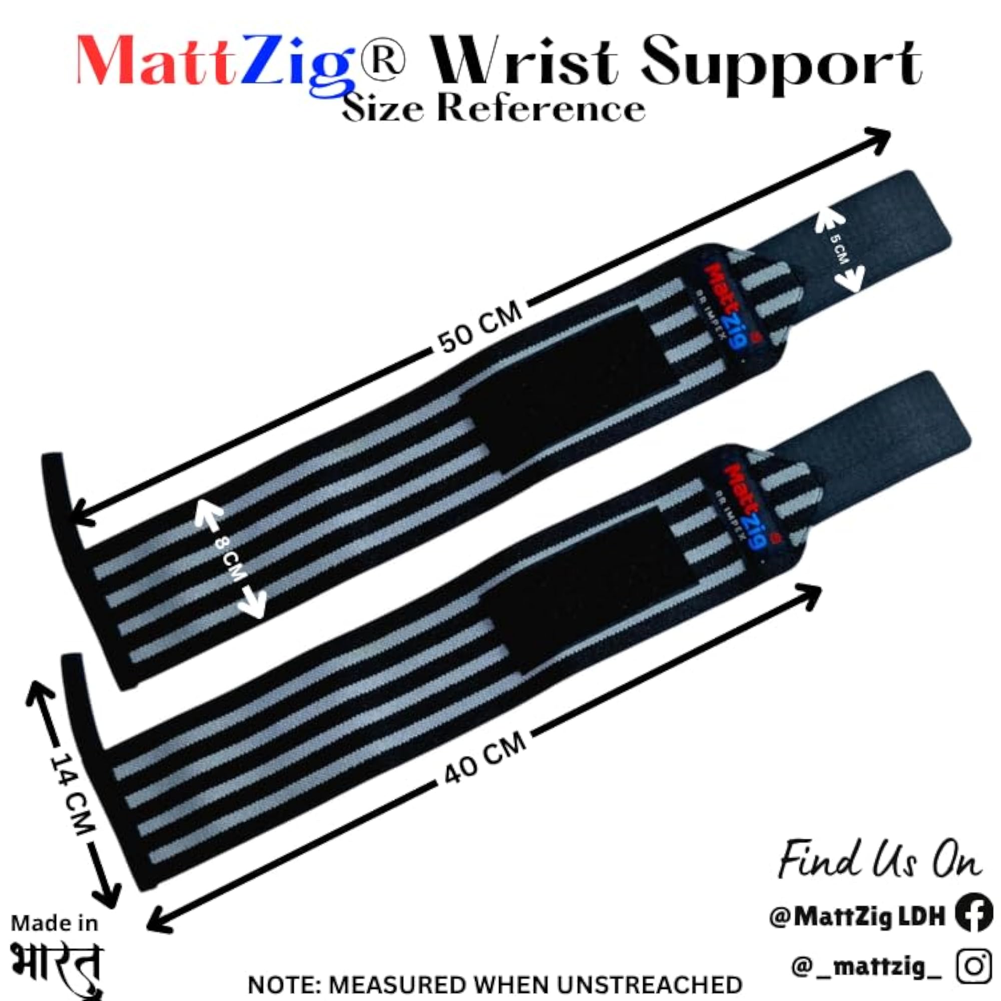 HustlerZ Duffle Bag with Wrist Support Wrap