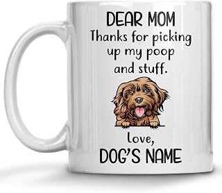 Personalized Chesapeake Bay Retriever Coffee Mug, Custom Dog Name, Customized Gifts For Dog Mom, Mother's Day, Birthday Halloween Xmas Thanksgiving Gift For Dog Lovers Mugs