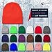 Premium Wear 2-Pack Beanie Hat | Fashion Skully Cap for Men & Women with Soft Acrylic Poly Fabric Orange