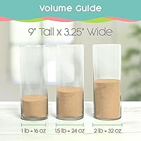 Vista 3 de Sandsational Sparkle Arena Champagne Unity - 1.5 libras (22 onzas), arena de color beige para bodas, relleno de jarrón, decoración del hogar, Champán