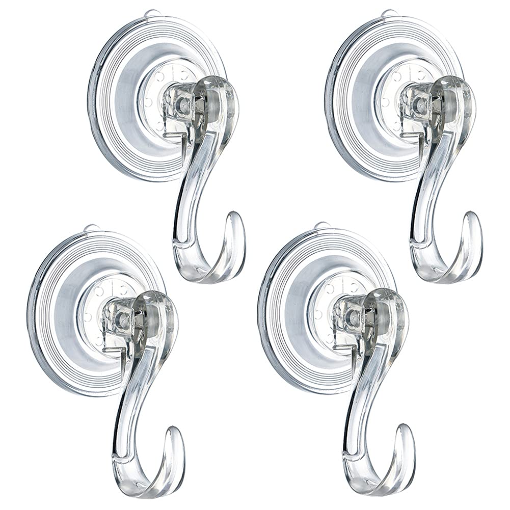 Wreath Suction Cup Hooks Clear Vacuum Wreath Hanger for Front Doors Glass  Windows Shower Room( Packs)