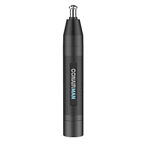 ConairMan Nose Hair Trimmer for Men For Nose Ear and Eyebrows Patent 360 Bevel Blade for No Pull