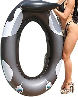 OKAYOK Swimming Circle, Inflatable Swimming Ring Jumbo Pool Float Rider Giant Beach Mattress Summer Lake River Fun Pool