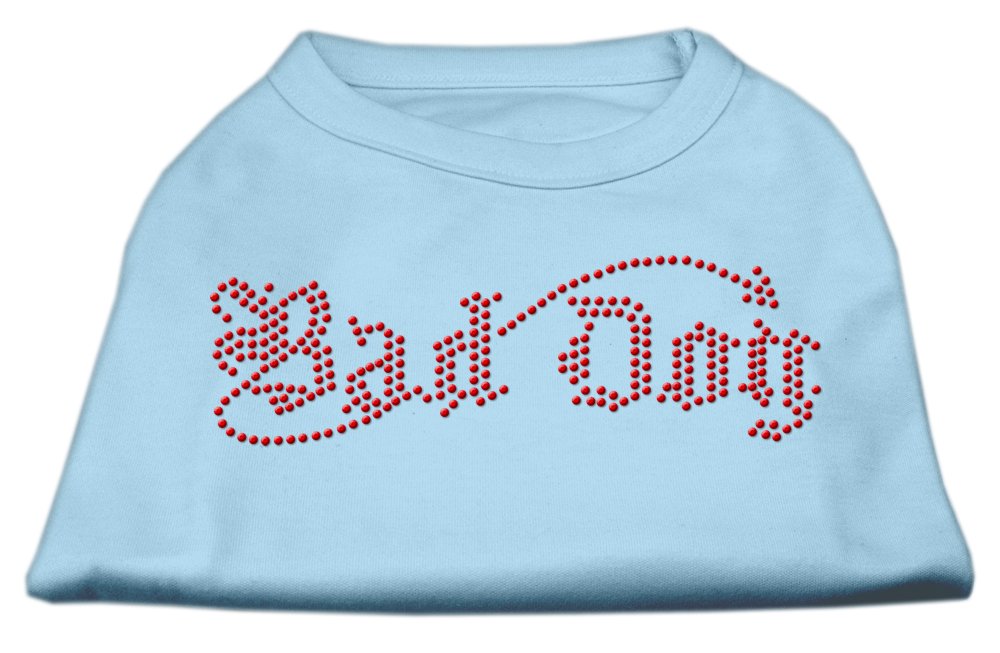 Mirage Pet ProductsBad Dog Rhinestone Shirts Baby Blue Small