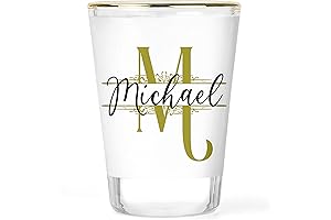 Personalized Monogram Shot Glass | Custom Shot Glass | Gift for Him