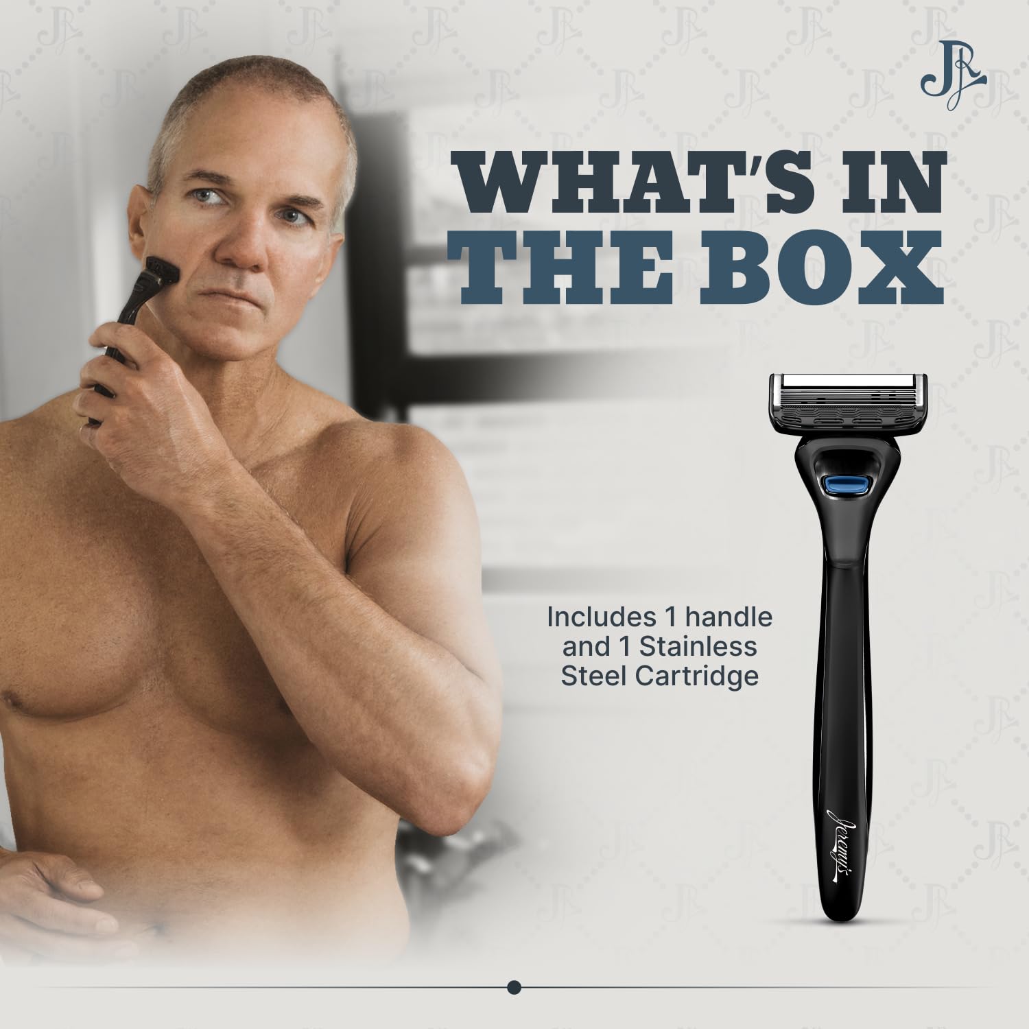 Jeremy's Razors Men's 5-Blade Razor Starter Kit