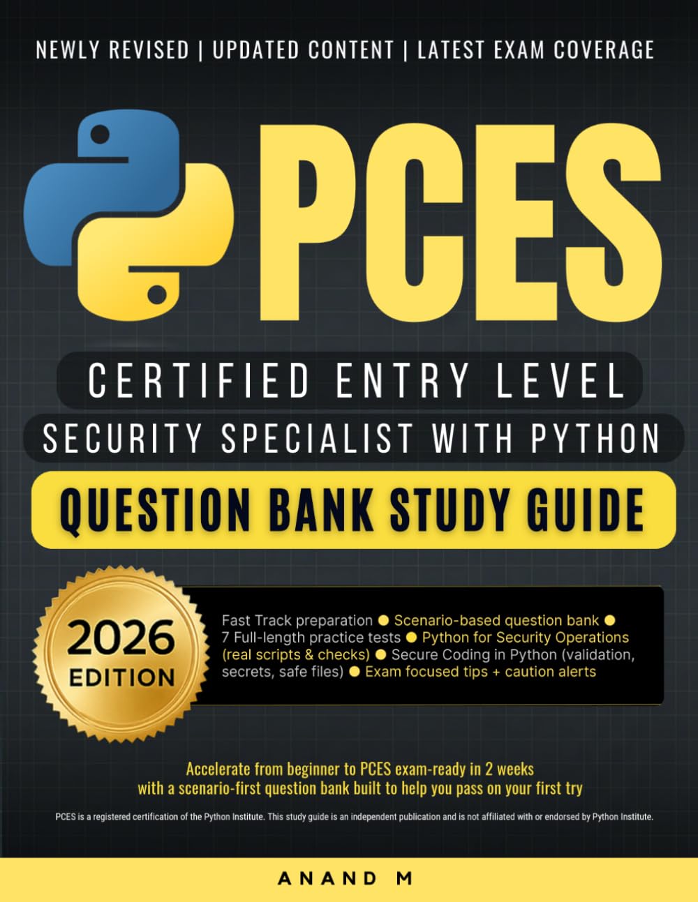PCES – Certified Entry Level Security Specialist with Python, Question Bank Study Guide