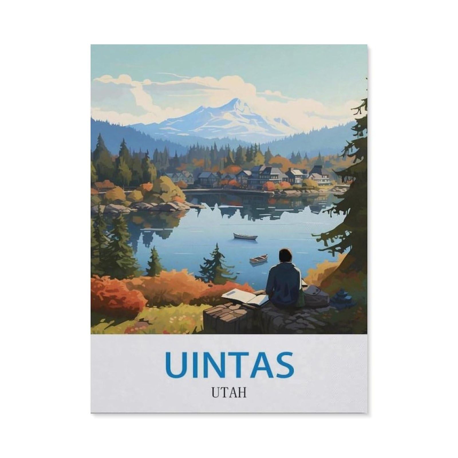 BEAYODKP 5D Diamond Painting，Uintas Utah（50 x 60 cm）