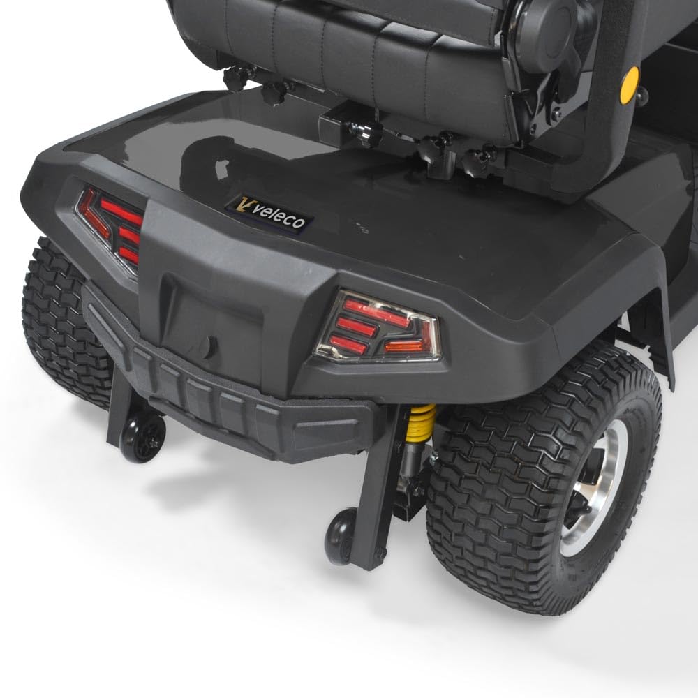 VELECO SHARPY PRO – Czterokołowy pojazd z mocnym silnikiem, wyposażony w duże opony (Czarny)