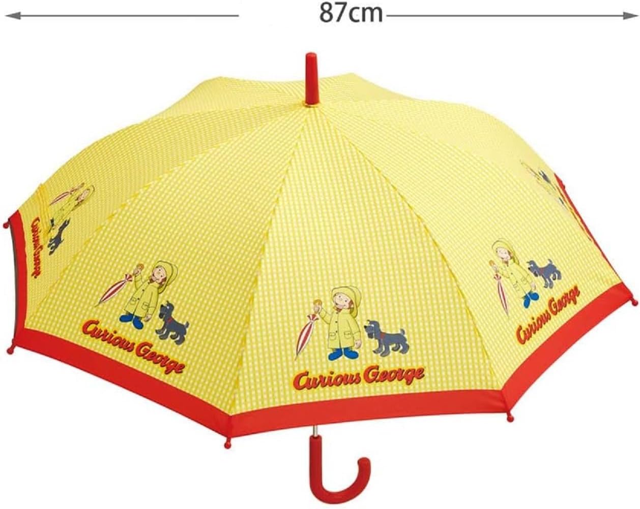 RRI George Charming Boys Girls Manual Safe Open/Close Children's Stick Umbrella