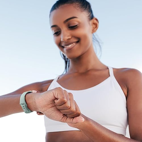 Miniatura 7 de WJK Correa Deportiva Compatible con Correas de Apple Watch de 38mm 40mm 41mm 42mm 44mm 45mm 46mm 49mm para Mujeres, Correa de Silicona Suave y