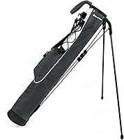 Vista 18 de Orlimar Pitch 'n Putt - Bolsa de golf ligera con soporte, diseño de transporte ultraligero, divisor bidireccional, correa para el hombro, bolsa