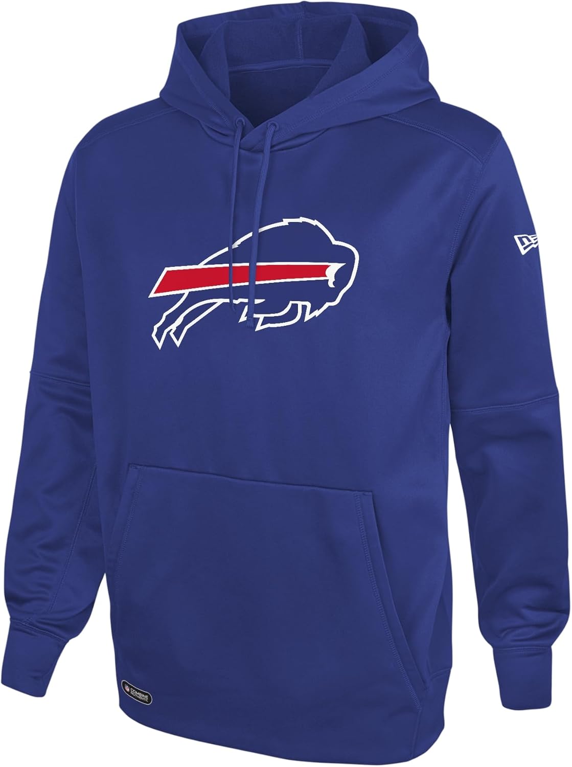 New Era NFL Men's Recognition Team Colors Pullover Performance Fleece Hoodie, Buffalo Bills, X-Large
