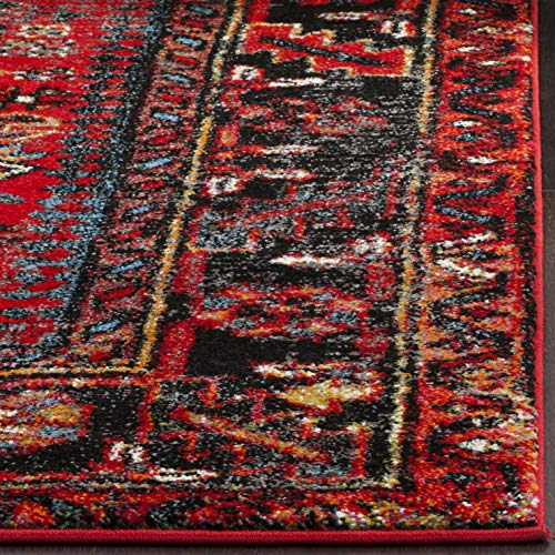 Safavieh Vintage Hamadan Collection 2'7" X 5' Red / Multi Vth211A Oriental Traditional Persian Non-Shedding Living Room Bedroom Area Rug #TOP1