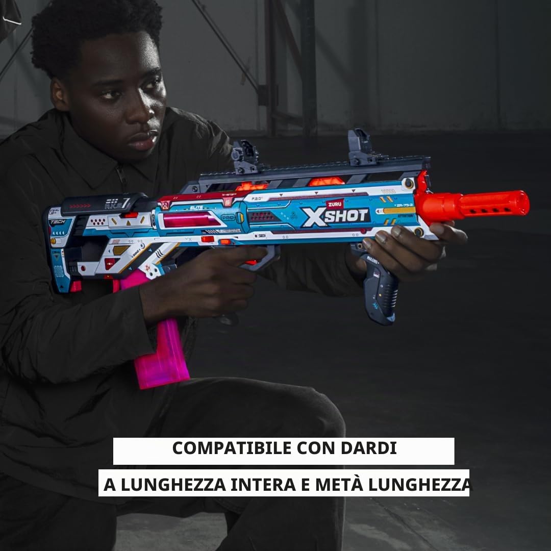 XSHOT Skins Pro Series Longshot 2.0, 40 Darts di ZURU