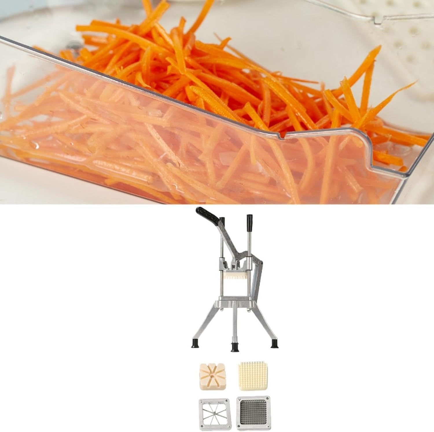 Commercial Fruit Cutter Manual Vegetable Slicer for Lemon Onion Peppers
