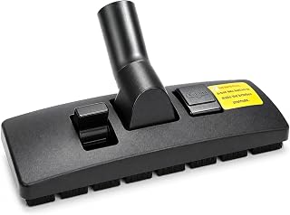 1-1/4 Inch Universal Vacuum Floor Brush Head, 2-in-1 Hard Floor&Low-Pile Carpet Attachment,Compatible with Hoover, Eureka, Rainbow, Shop-VAC and Most Brands – Includes 1-3/8 Inch Adapter