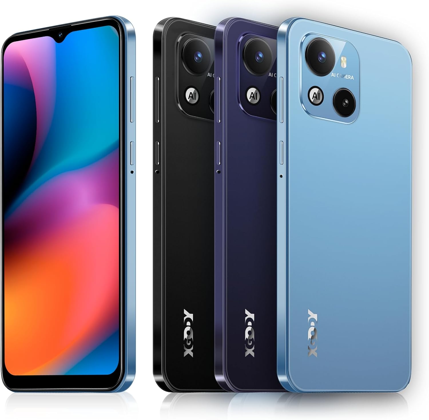 Xgody X18 4G LTE Unlocked Android Phone, 6.3 Inch Cell