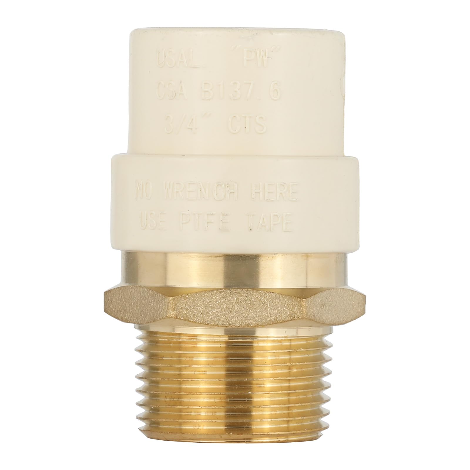 Raccord CPVC laiton 3/4 EFIELD raccordement sans fuite transition mâle NPT