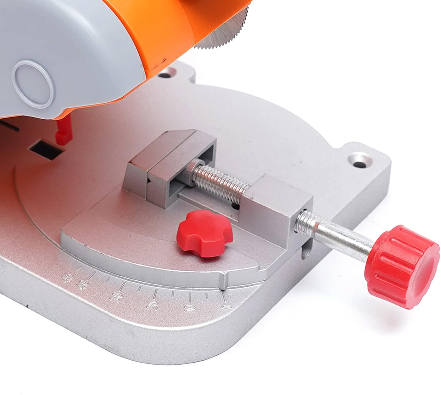110V Mini Benchtop Cut Off Miter Saw 7800r/min home Hobby Crafts Cuts Wood Metal Home Tools Blade 1/2" Cuting Depth Miter