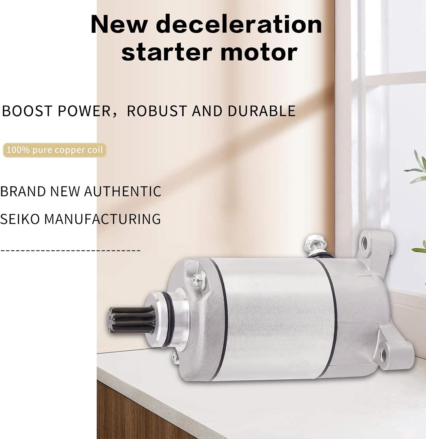 Road Passion Starter Motor and Drive Combo Kit 18645 3090188 3084981 410-54020 Compatible with Sportsmen Sportsman Ranger Magnum Trail Blazer Trail Boss 1995-2014 335 400 450 500 ATVS