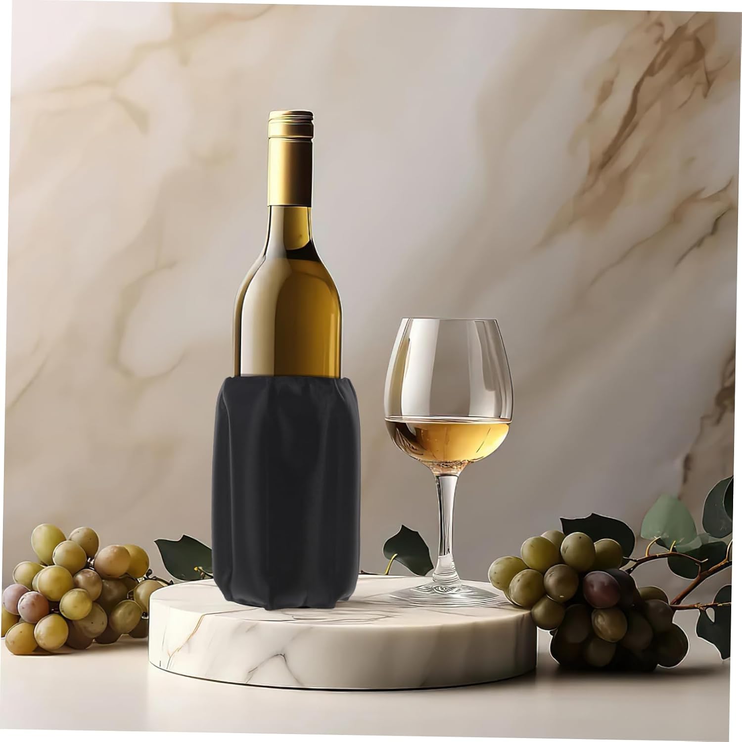 BESTYASH Portable Wine Cooler Gel Ice Pack Sleeve Reusable Insulated Cooler Pack for Wine Bottles for Outdoor Camping Summer Cocktails Whiskey and Iced Convenient Food Accessory