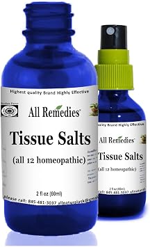 Cell Salt 12 Tissue Salt Schuessler Mineral All Remedies Lactose-Free Schuessler Tissue Cell Salt homeopathic Homeopathy Remedy Homeopathic Cell Salt Cellular Nutrition Mineral Kosher 2oz, Spray