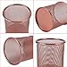 PAG Pencil Holder for Desk, 2 Pack Desktop Pen Cup, Office Supplies Rose Gold Desk Organizers and Accessories Organization, Makeup Brush Holder, Copper