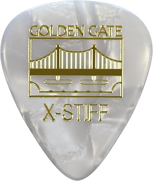 Golden Gate Guitar Picks MP-145, Pearloid,The Sideman - X-Stiff Pack of 12
