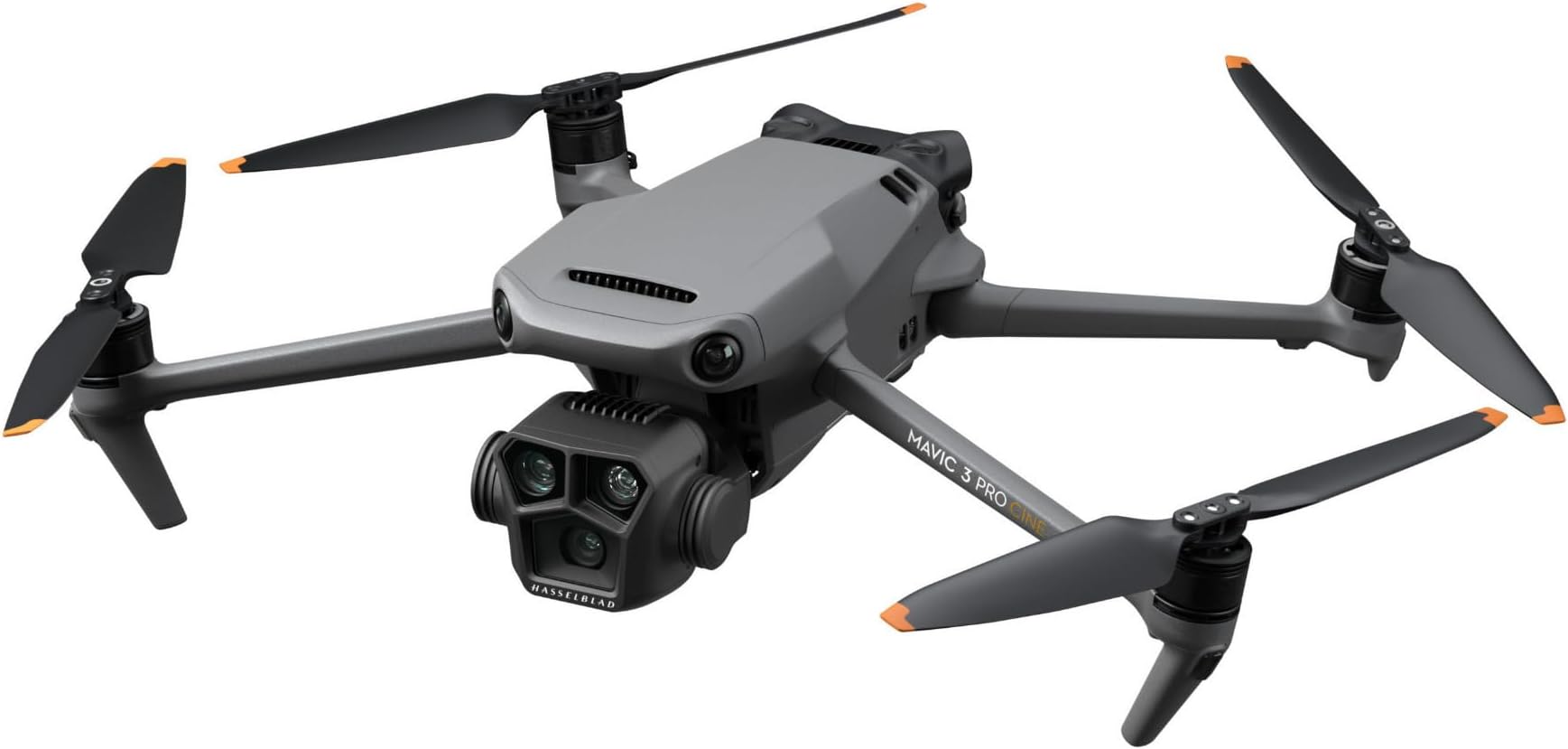 DJI Mavic 3 Pro Fly More Combo with DJI RC Pro (high-bright screen), 4/3 CMOS Hasselblad Camera, three Intelligent Flight Batteries, Charging Hub, ND Filters Set, and more, 4K Camera drone for adults | Triple-Camera System with 4/3 CMOS Hasselblad 20MP, 3 Intelligent Flight Batteries, 100W Charging Hub