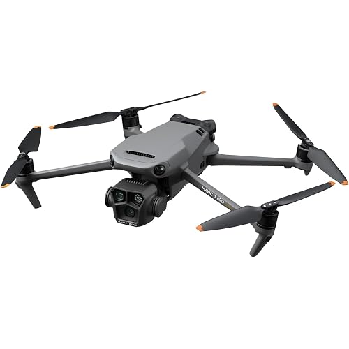 DJI Mavic 3 Pro Fly More Combo with DJI RC Pro (High-Bright Screen), 4/3 CMOS Hasselblad, 3 Intelligent Flight Batteries, Charging Hub, FAA Remote ID Compliant, 4K Camera Drone for Adults, Black | Triple-Camera System with 4/3 CMOS Hasselblad 20MP, 3 Intelligent Flight Batteries, 100W Charging Hub