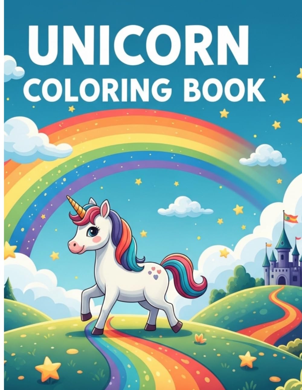 Unicorn Coloring Book for Kids Ages 4–8: Cute and Magical Unicorn Coloring Pages for Fun, Creativity, and Relaxation
