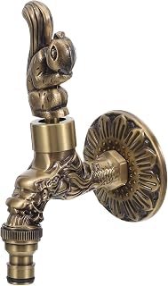 Grifo de baño de pared - Grifo de lavabo monomando de un solo orificio - antiguo de latón para cocina y baño