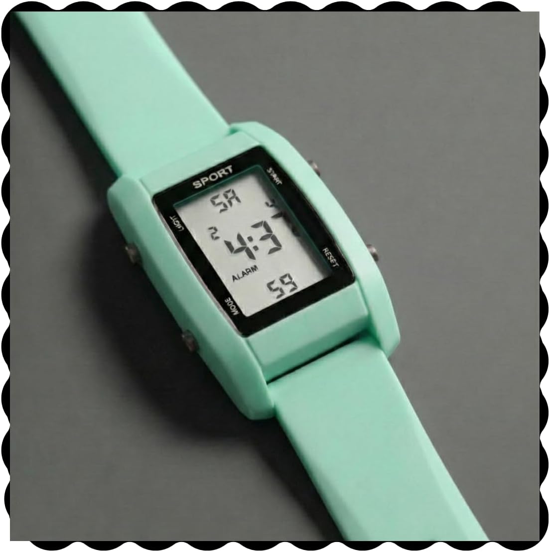 Premium Black Digital Sports Watch LCD Display Silicone Strap Alarm Function Water Resistant Wear for Wedding, Office, Party, Casual Wear Wrist Watch for Men & Women