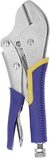 Topyond Pinch Off Pliers, Pinch Off Pliers Tool, C45 Steel, 7mm Straight Jaw Locking Pliers Tool for Copper Hoses