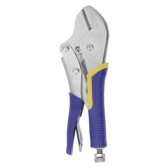 Pinch Off Pliers Tool Straight Jaw Locking Pliers for Copper Pipes up to 7mm Heavy-Duty C45 Steel Plumbing Tool with Quick Release Mechanism