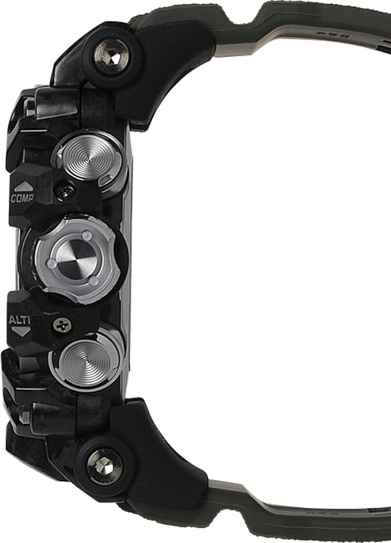 G-Shock Men's Thinner Carbon Mudmaster Watch Solar Green, Mudmaster