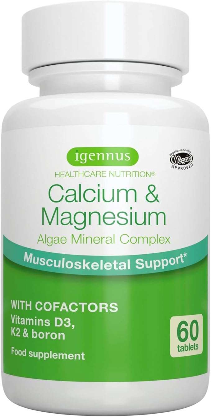 Calcium & Magnesium, 21 Plant Based Mineral Complex, 60 Tablets with