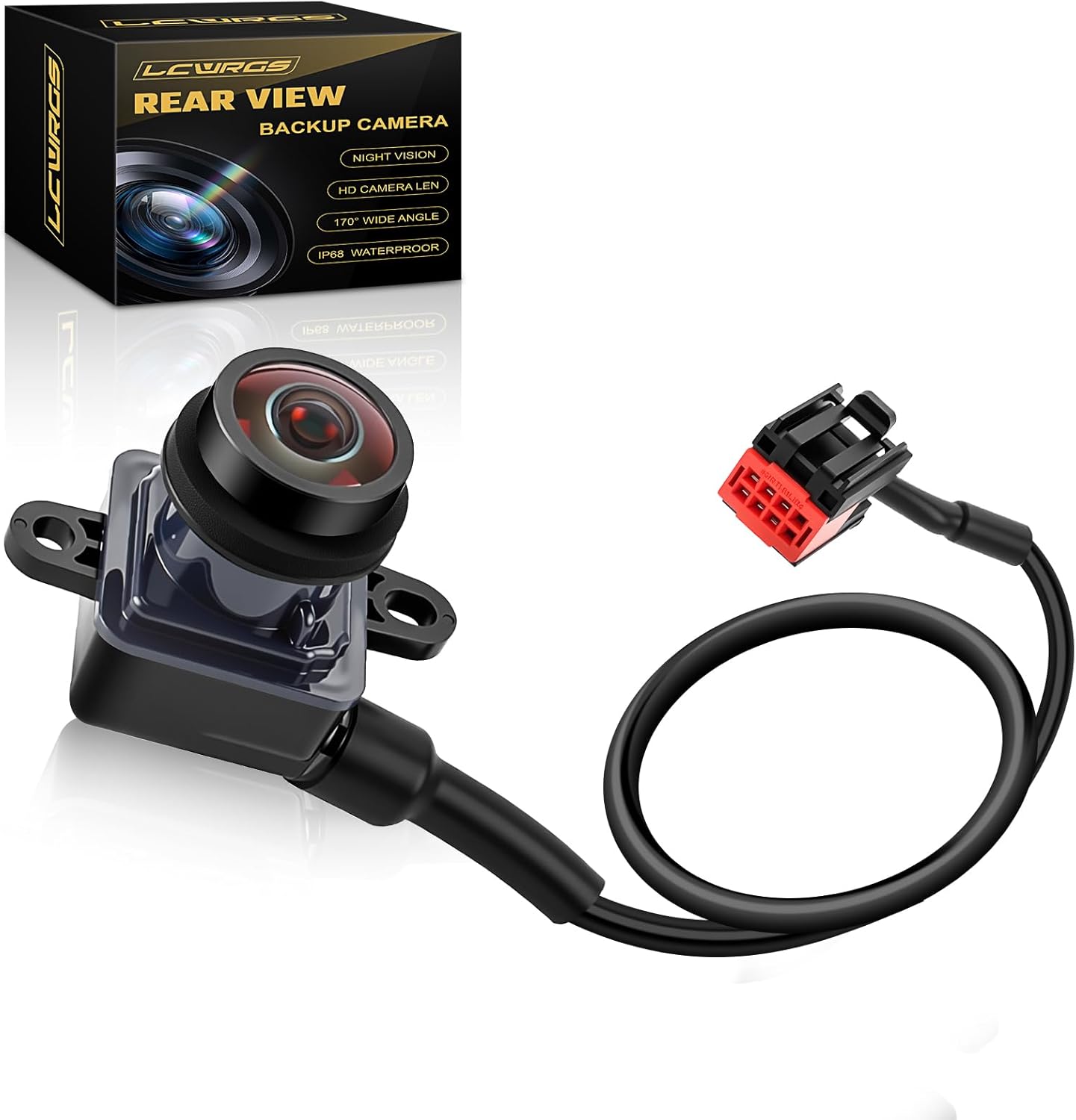 LCWRGS Backup Camera Rear View Compatible with 2011 2012 2013 2014 Dodge Charger Chrysler 300 Night Vision HD Park Assist Reverse Camera Replaces# 56054058AD, 56054058AF, 56054058AE