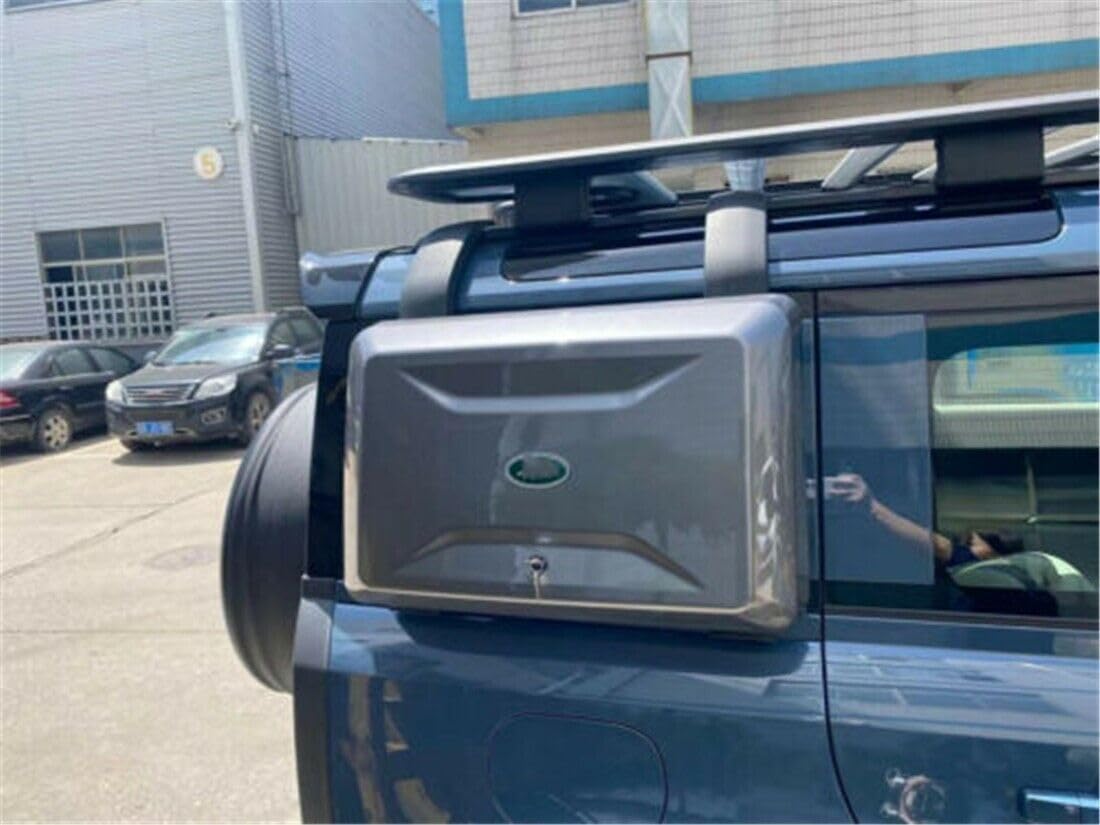 CSOUL Eiger Grey Exterior Side Mounted Gear Carrier Truck Tool Box Fits for Land Rover Defender 110 90 130 2020 2021 2022 2023 2024