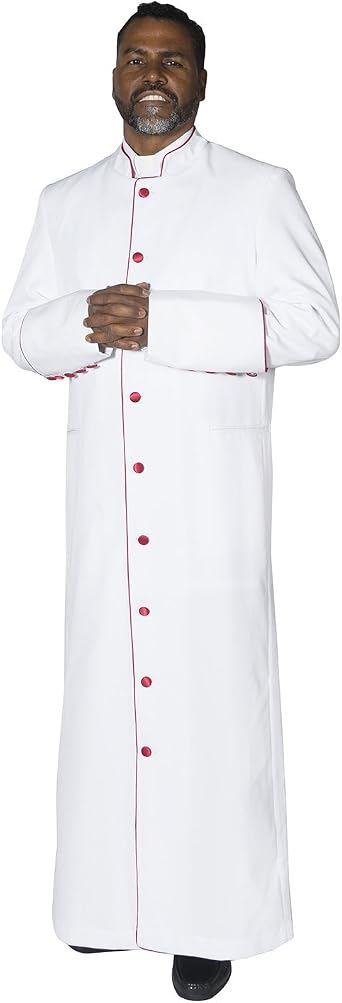 MENZ Clergy Robe Cassock Vestment for Pastor