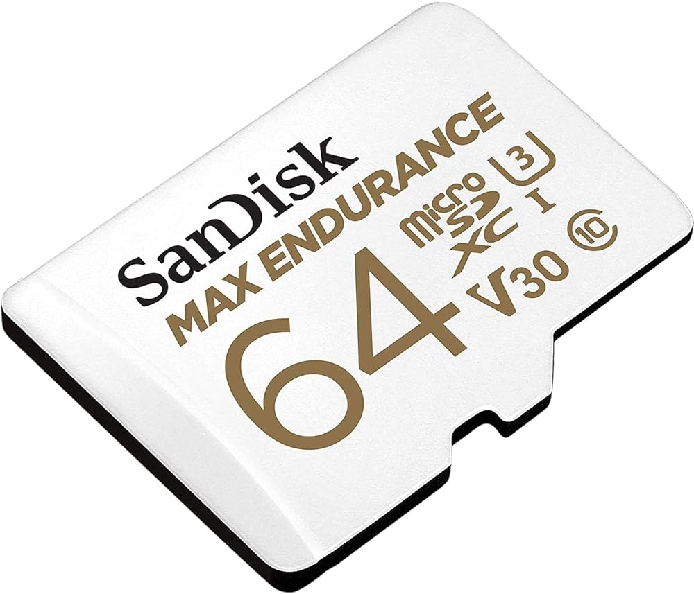 Amazon | SanDisk 64GB MAX Endurance microSDXC Card with Adapter