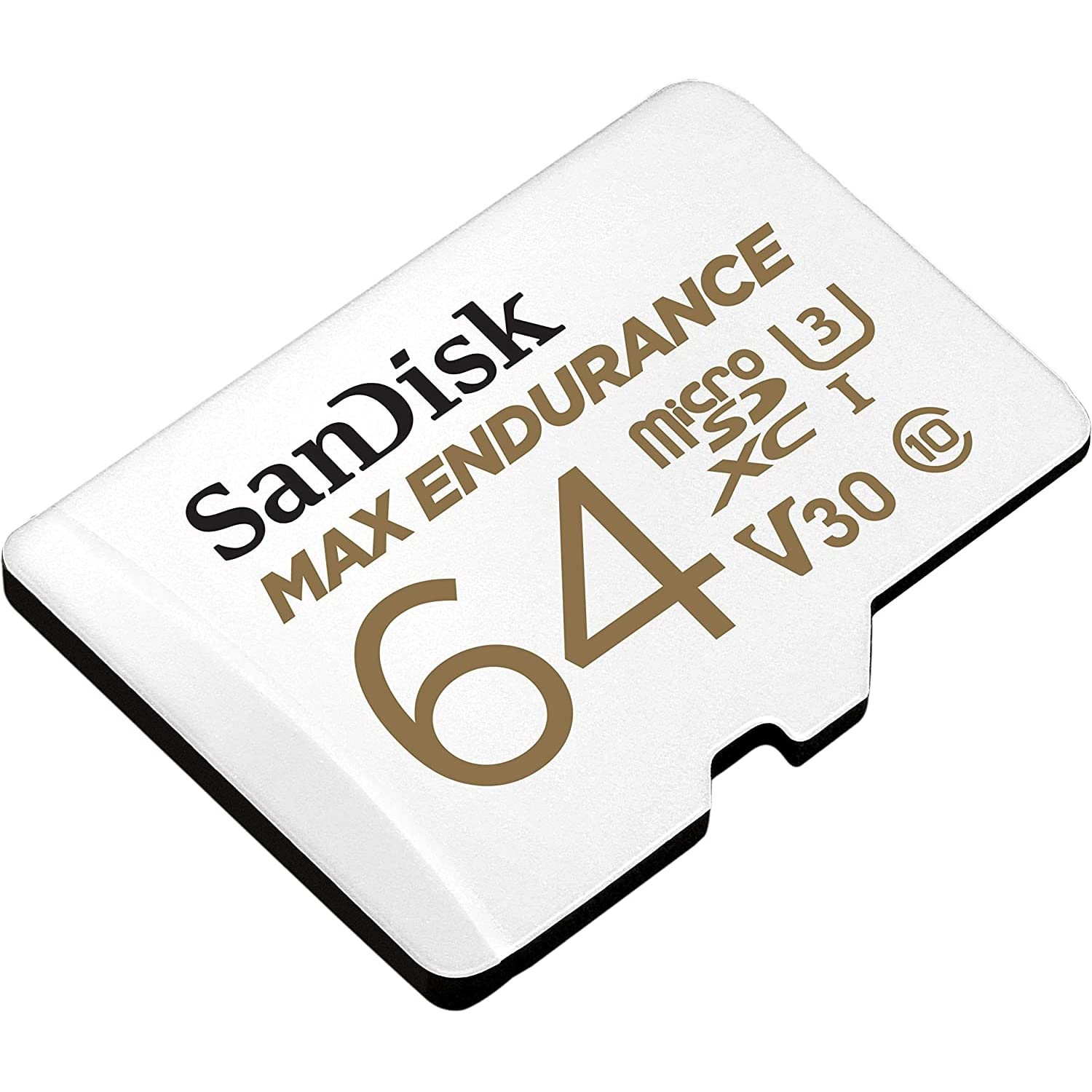 SanDisk 64GB MAX Endurance microSDHC™ Card with Adapter for 4K Video on Dashcams and Video Surveillance Cameras