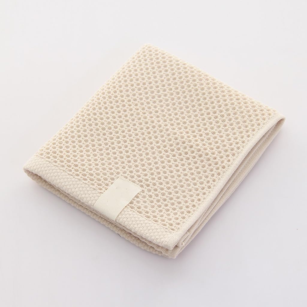 Gauze Towel Cotton Towel Soft and Absorbent Adult Towel(Black)