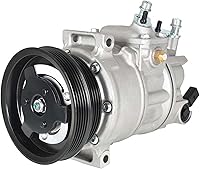 Vista 6 de marddpair Compresor de CA con embrague de repuesto para Beetle Beetle Cabrio Golf Passat Rabbit CO 4574JC