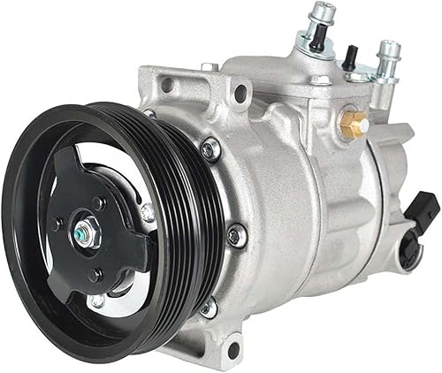 Miniatura 6 de marddpair Compresor de CA con embrague de repuesto para Beetle Beetle Cabrio Golf Passat Rabbit CO 4574JC