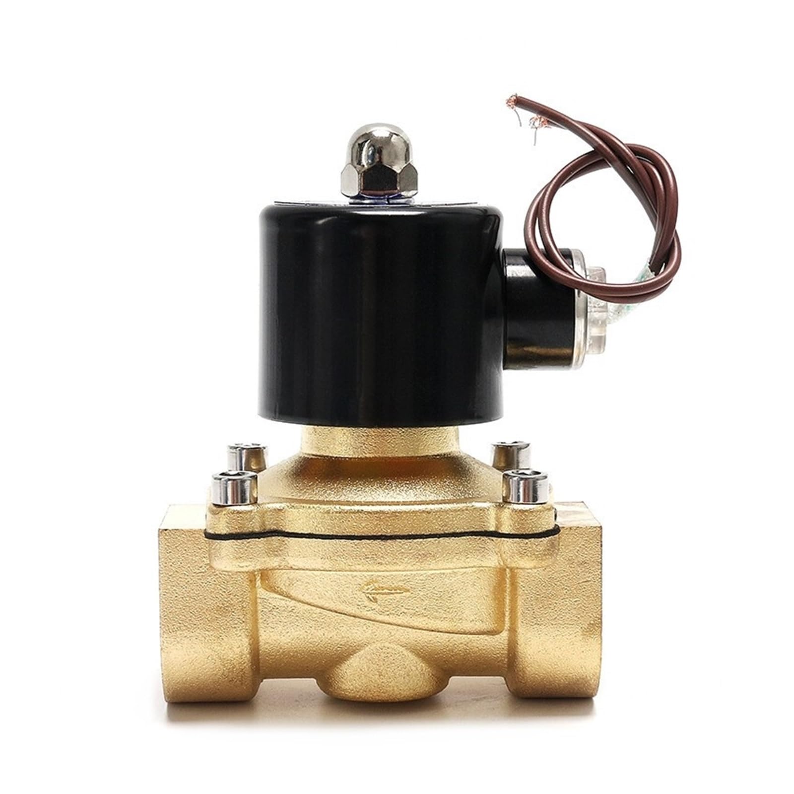 Électrovanne laiton 1-1/2" anti-surchauffe pour circuit d'eau fiable