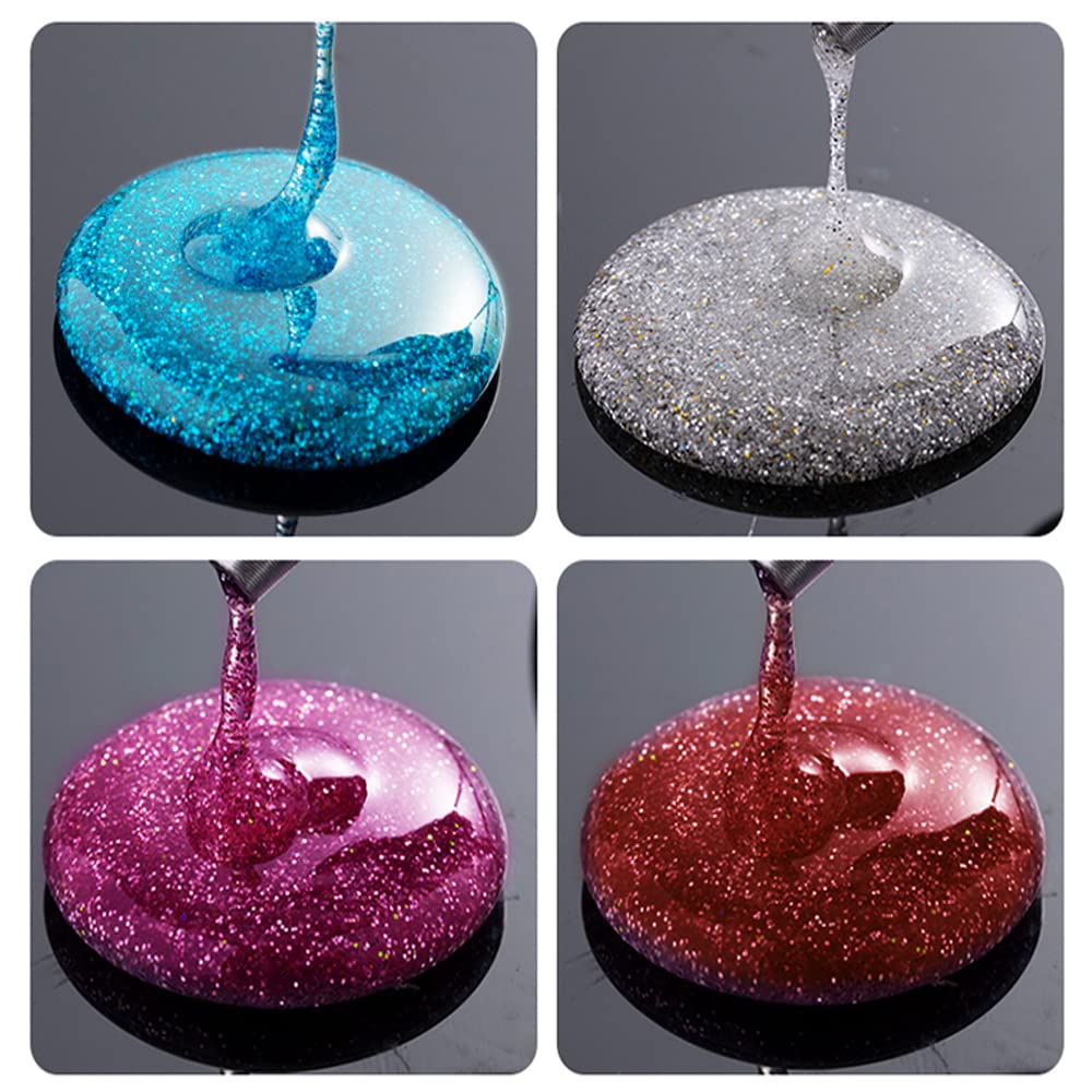 Bastoncini colorati per colla a caldo, in silicone ad alta viscosità, 7 mm, fatti a mano, per fai da te, 11 mm, oro (7 mm-blu)